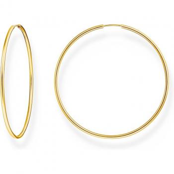 Thomas Sabo Women's Gold Plated Hoop Earrings CR729-413-39
