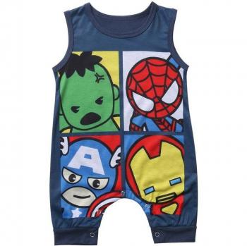 Baby Girl and Boy Cartoon Jumpsuit 0-24 Months