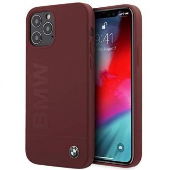 Custodia BMW BMHCP12MSLBLRE – Silicone per iPhone 12/12 Pro 6,1”, Rosso
