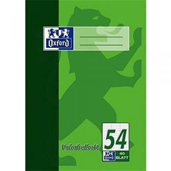 10 x Oxford Vokabelheft A4 Lineatur 54 40 Blatt