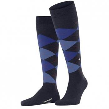 Burlington Edinburgh Diamond Pattern Knee-High Socks