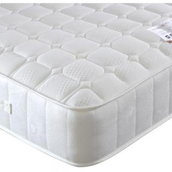 White Small Double Ultimate Ortho 1400 Pocket Sprung Mattress by Bedmaster
