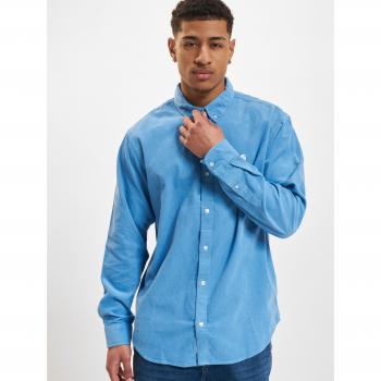 Chemise à manches longues Verse en noir effet stone wash