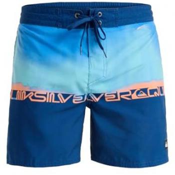 Quiksilver Pantaloncino da bagno Half Jam 16” Nebula Blu Wordblock 34