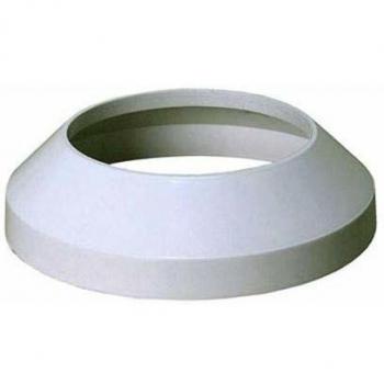 110 mm White Collared Pipe Ending for Toilets