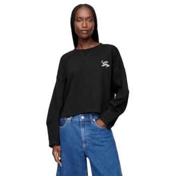 Oversized VintageSoft Americana Sweatshirt for Women