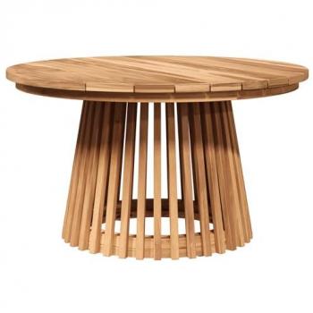 Tavolo da Caffè all'Aria Aperta Ø70x40 cm in Legno di Teak