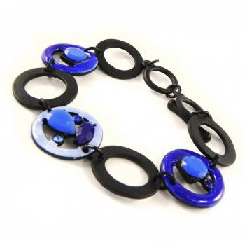 Bracelet Créateur Mélusine Bleu (H8851)