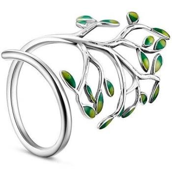 Ornement mignion Arbre brandille Anneau reglable et des Feuilles Vert Disponibles