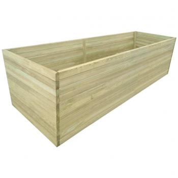 Fioriera Pino Lavorata 200x100x77 cm – vasi da esterno per piante ornamentali