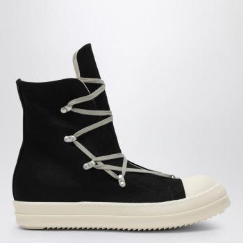 Rick Owens Drkshdw Black High-Top Sneakers for Men Size 43