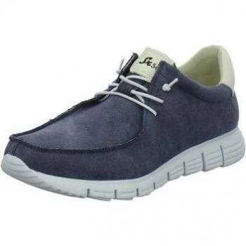 Tennis Mocassin Sioux H‑007 bleu