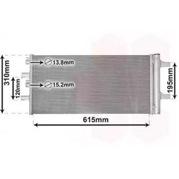 VAN WEZEL 06015701 Kühler für Klimaanlage