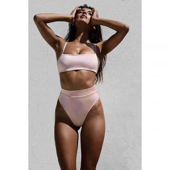 Braguita Rosa de Bikini Talle Alto Angelsin