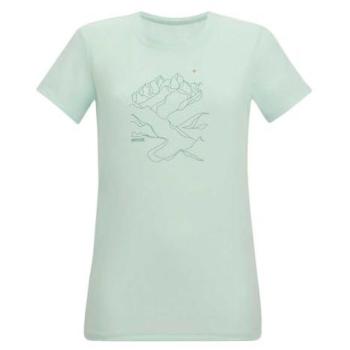Regatta Women’s Light Green Graphic Tee, Short Sleeve, Size 14
