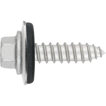 Lot de 500 Vis Atlantis C4‑M 6,25 × 25 mm Inox A2 avec Rondelle Vulcanisée EPDM – Boîte