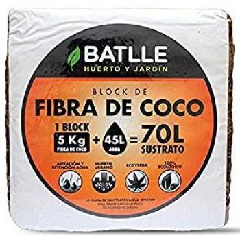 Sustrato ecológico de fibra de coco Batlle 70 L