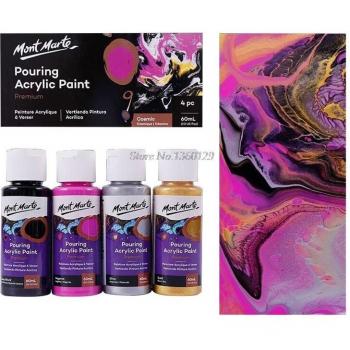 60ML Acrylic Fluid Art Paint Set