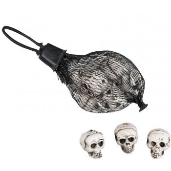 Conjunto de 12 Caveiras em Miniatura
