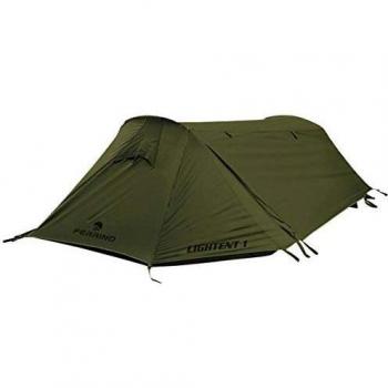 Spacious and Comfortable Ferrino Lightent 1 Pro Tent in Olive Green