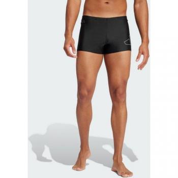 Adidas Bañador Bóxer Big Bars en Negro y Blanco