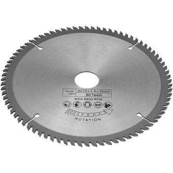 210mm Circular Saw Blade 80 Teeth with 30mm Bore and 3 O-Rings