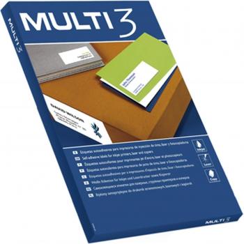 Universal Label Roll – MULTI3 – 52.5×21.5mm Rectangles – 100 Pack