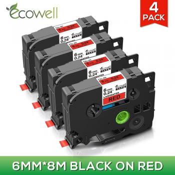 Ecowell 4PK Etiketten für 211-Serie 6mm