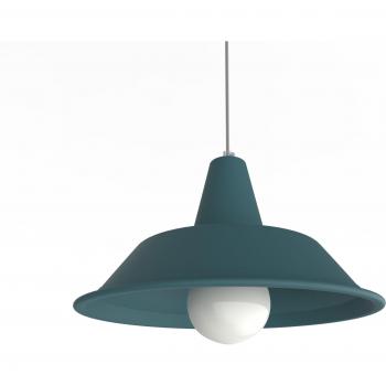 Lumicom 1XE27 Duna Sospensione Blu Mediterraneo 35cm Max 42W