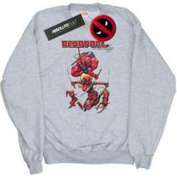 Marvel Deadpool Family Mens XL Grey Hoodie