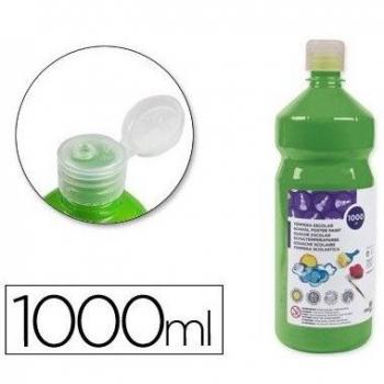 Tempera liquida liderpapel escolar 1000 ml verde