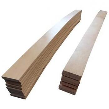 Latte 15 x680 × 48 × 8 mm – Lit 140 cm – AOB Diffusion – Marron – Sommier/BZ/Clic‑Clac