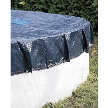 Cubierta WERKA PRO 140 g/m2 para piscina elevada Ø6m, adecuada para Ø5,4m