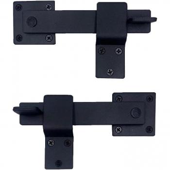 Serrure à bascule en métal pour porte de grange 5.5