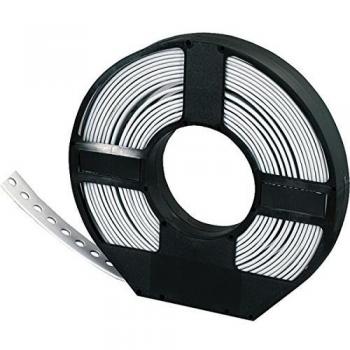 Cinta perforada galvanizada 17 x 0,75 mm 10 m en caja dispensadora