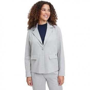 Betty & Co Damen Kurzblazer, mit Taschen, Nahtführung