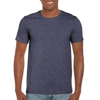 T‑shirt Gildan 2XL blue navy chiné