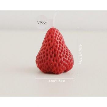 4 Pack Strawberry Scented Decorative Candles