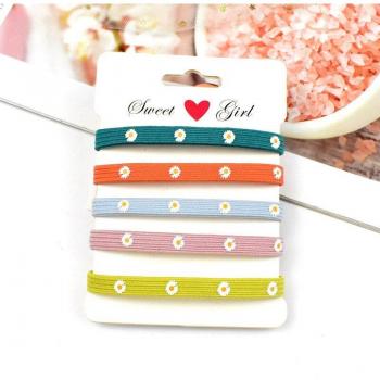 10pc Stretchy Daisy Hair Ropes