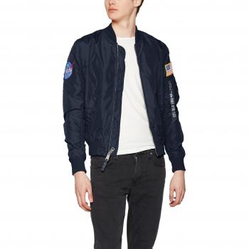 Alpha Industries Herren Jacke MA-1 TT Nasa Blau