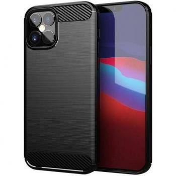 Black Flexible Carbon Case for iPhone 12 Mini