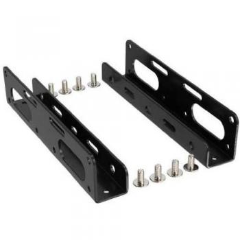 InLine® HDD/SSD Einbauschienen, 6,35cm (2,5) zu 8,89cm (3,5), schwarz