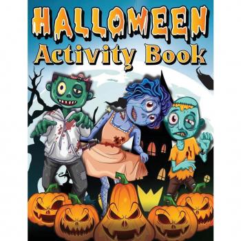 Books, Art: Halloween Activity Book For Kids Ages 4-8 6-8