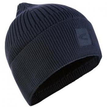 Camel active Herren Beanie aus 100% Baumwolle Nachtblau
