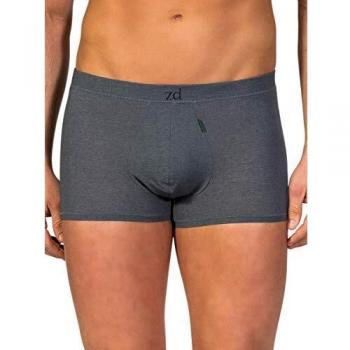 Boxers Cortos de Hombre Algodón Egipcio Gris Oscuro Talla XL