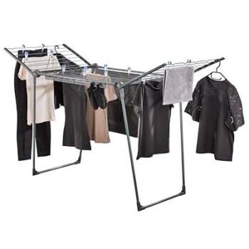 Séchoir à linge Pegasus 200 – version solide noire