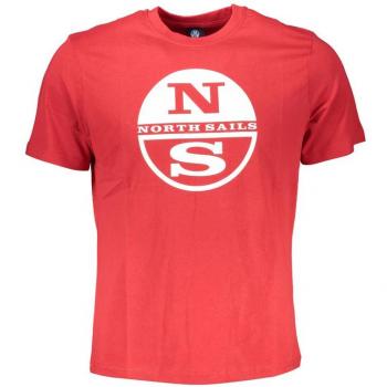 North Sails T-Shirt Red Bold Print