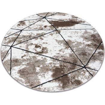 Two-Tone Fleece Round Rug