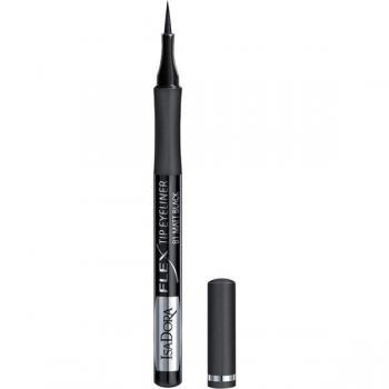 Isadora Eyeliner + Kajal Flex Tip Penna Opaca 81ack 1,1 ml Nero Opaco