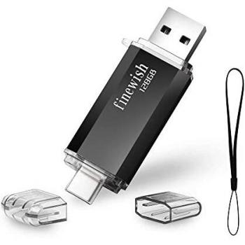 HAODIUSB88 2 in 1 OTG USB C Speicherstick 128GB